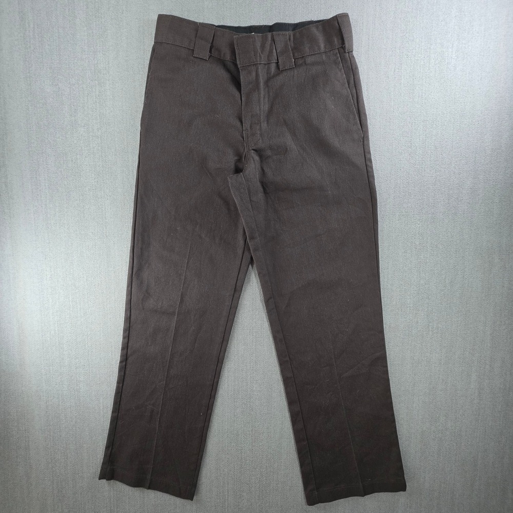 Dickies 874 Flex Work Pants Men 30x30 Brown Straight Leg Chino